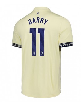 Billige Everton Thierno Barry #11 Bortedrakt 2025-26 Kortermet